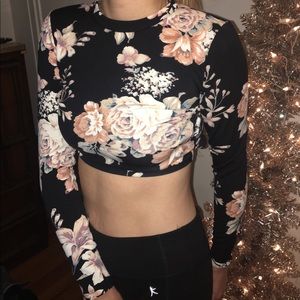 Floral crop top